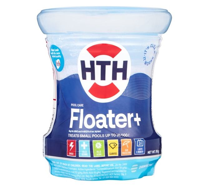 4-in-1 Pool Floater Small 750 g - Multi-Action Chlorine Treatment
