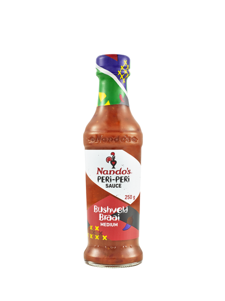 Nando's Peri-Peri Bushveld Braai Medium Sauce 250g