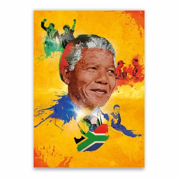 Mandela Rainbow Nation Poster - A1
