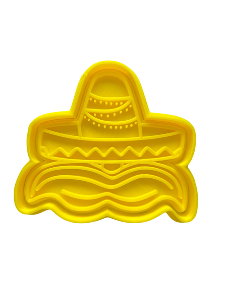 Hubbe Cookie Cutter - Mexican Moustache Sombrero