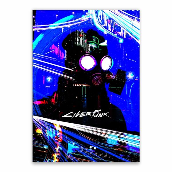 Cyberpunk Mask Poster - A1