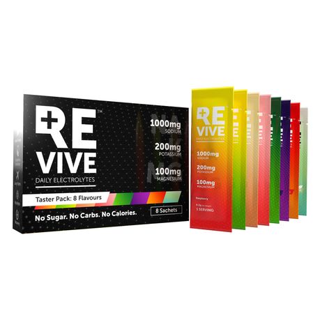 REVIVE 8's - Taster Pack | Sugar-Free Hydration Electrolytes | All Flavours Image