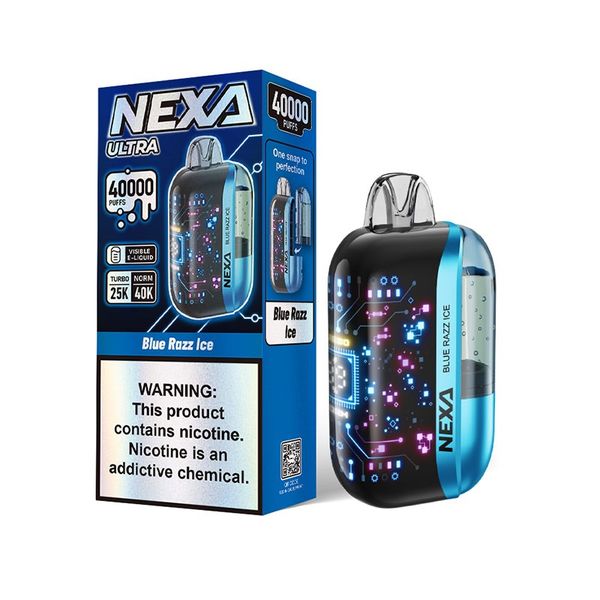 Nexa Ultra 40K Disposable Blue Razz Ice