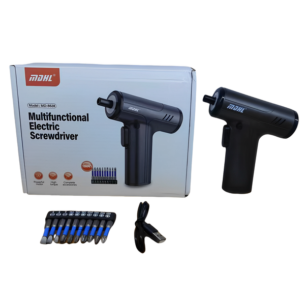 MDHL Multifunctional Electric Screwdriver 4.2V 10IN1 Set 5Nm High Torque