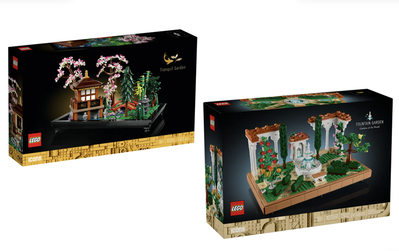 LEGO Icons: Gardens of Serenity Collection (10315 &amp; 10359)