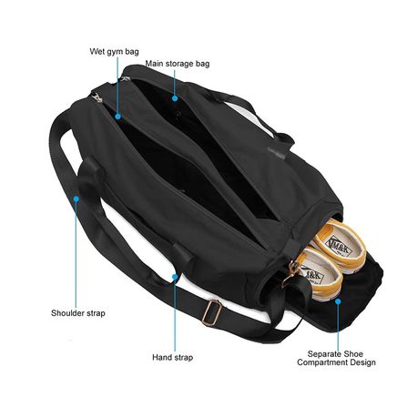 Gym bag hotsell wet dry compartment