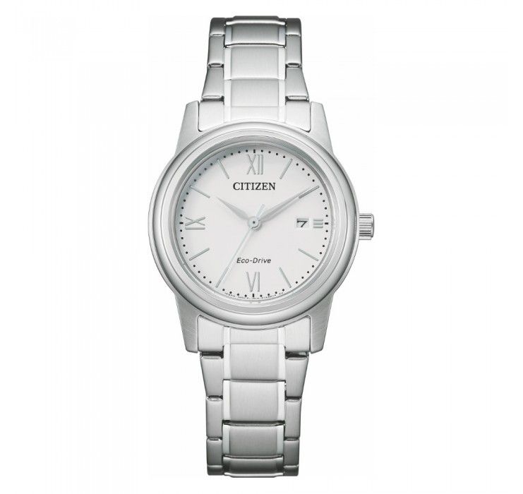Citizen Ladies EcoDrive Silver Stainless Steel Watch FE122682A