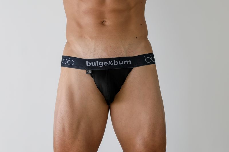 Bulge and Bum Tanga - Black