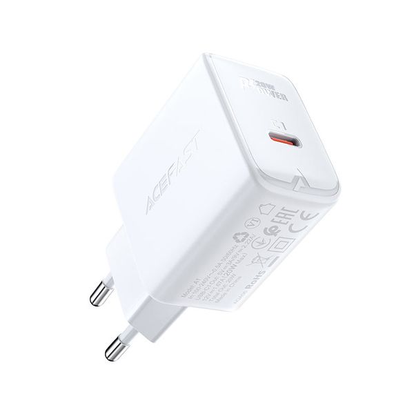 ACEFAST A1 Fast Charger - PD3.0 20W USB-C - White