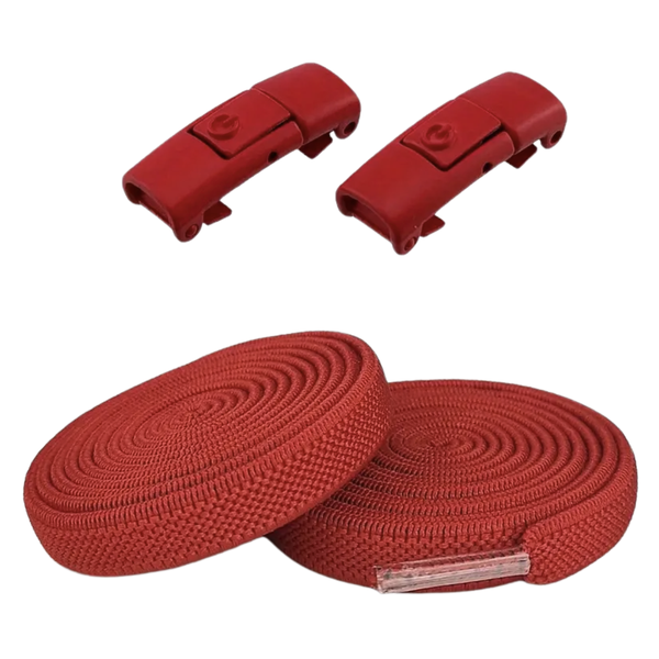 No-Tie Elastic Shoelaces with Clip Buckle