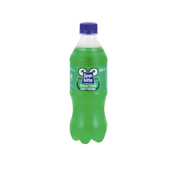 Sparletta Creme Soda 440ml Bottles - Set of 6