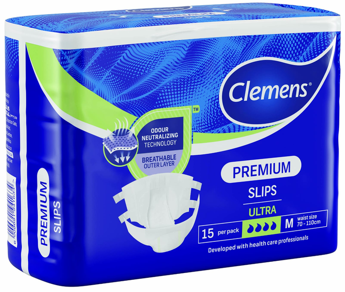 Clemens Premium Ultra Adult Diapers Medium
