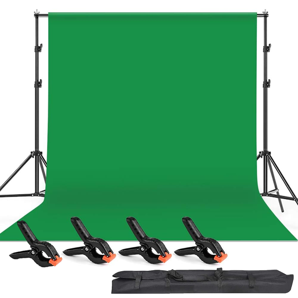Photo Studio Green Screen Backdrop Frame Kit Photography Backdrop Stand Kit