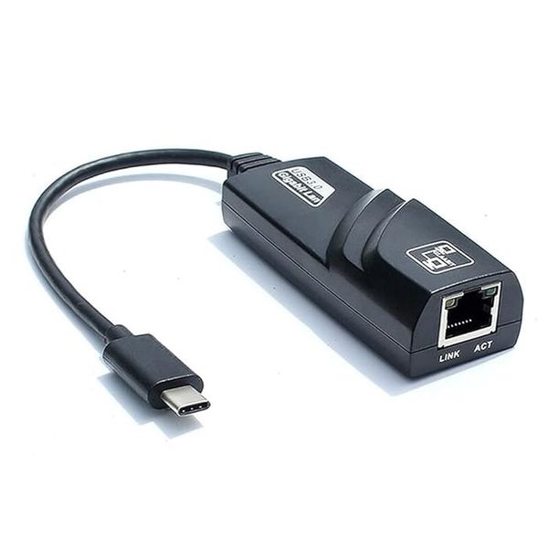 USB Type-C 3.0 To RJ45 Ethernet Adapter