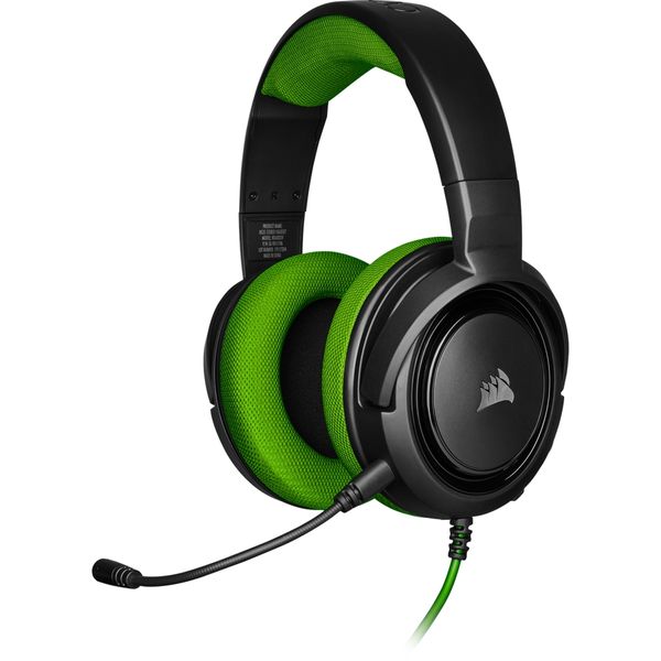 CORSAIR HS35 Stereo Gaming Headset- Black/Green