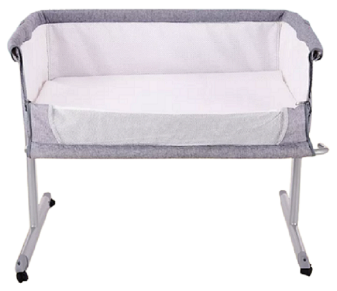 Multifunctional Bed Side Bassinet Cot Newborn Baby Sleeping Bedside Grey