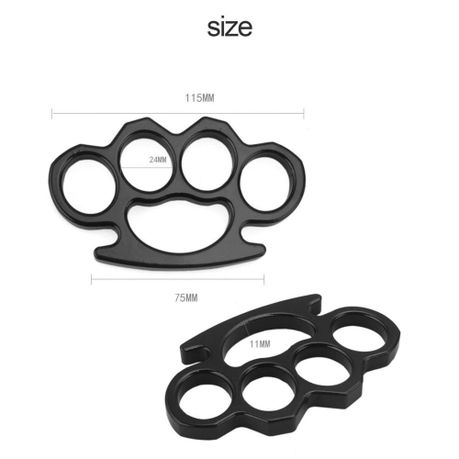 Buy Brass Knuckle Duster / Defense Self-Defens Edc Tool/Camping