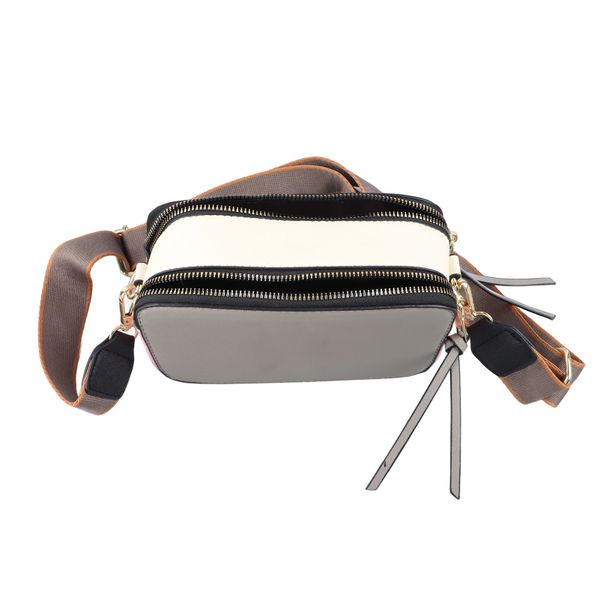 Women's PU Messenger Bag with Contrast Letters Printing