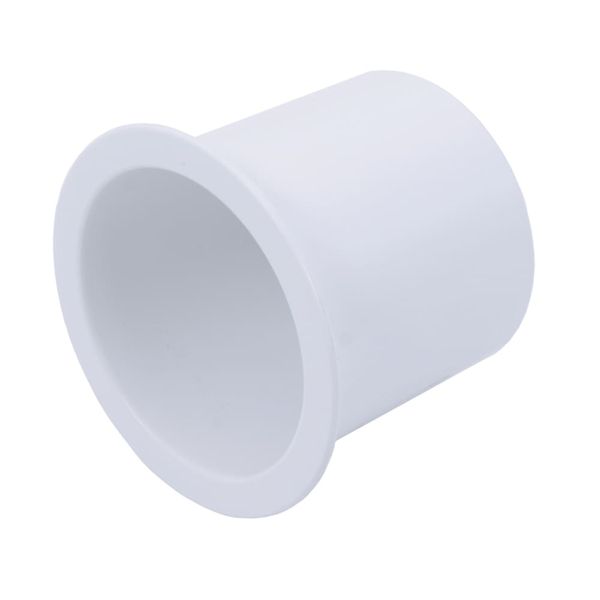 Plastic Cup Holder for Boats - 74mm (White)