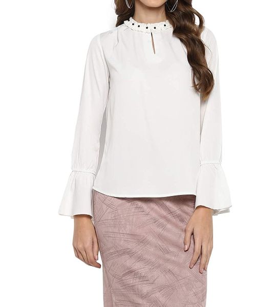 Women's Regular Fit Top White