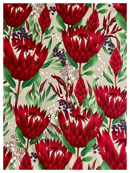 Table Cloth - Protea Collection - Red Protea
