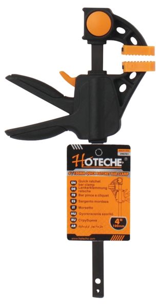 Hoteche 100mm Quick Ratchet Bar Clamp