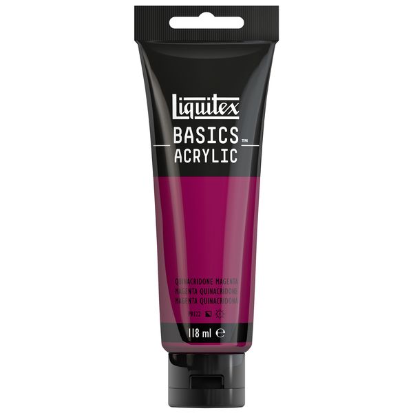 Liquitex Basics Acrylic Colour 118ml Tube - Magenta Quinacridone