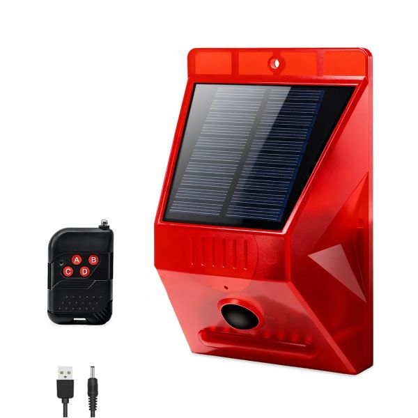Solar Alarm With Remote Controller