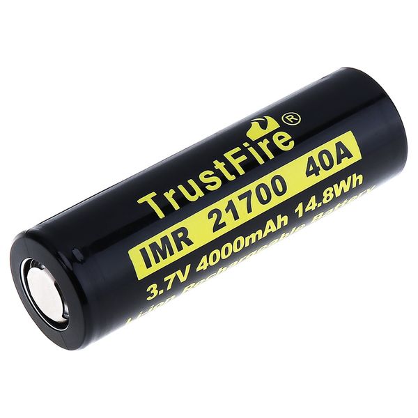 Trustfire 21700 4000mah_x000B__x000B_ 40a unprotected flat top