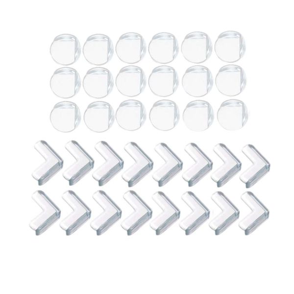 Child Safety Corner Protectors : Set of 34 Soft Edge Guards