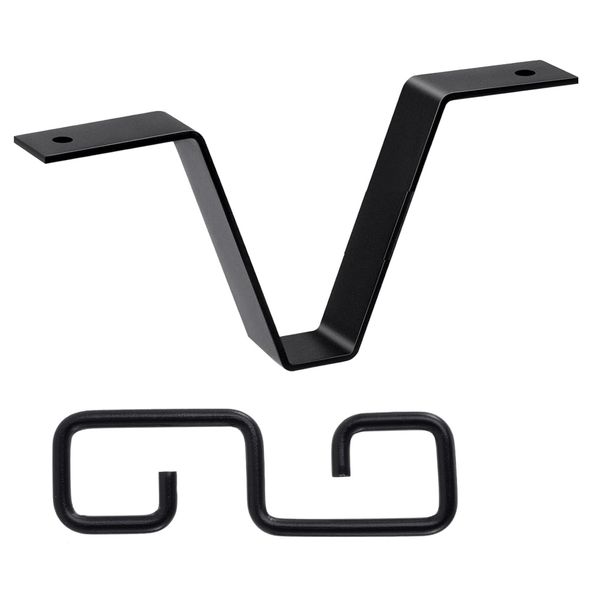 Tool DIY Durable Iron V-Shaped Rain Chain Hook Gutter 16cm