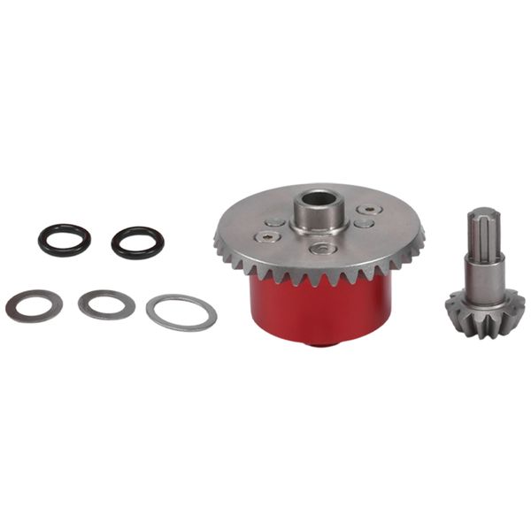 Metal Diff Case Diff Gear 37T Input Gear 13T for Arrma 1/10 Kraton 1
