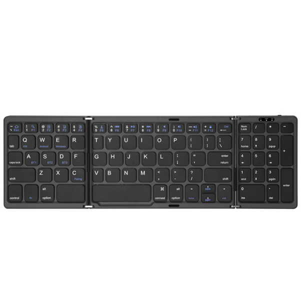 Ultra-thin Foldable Keyboard Bluetooth 5.0 Keyboard USB Charging