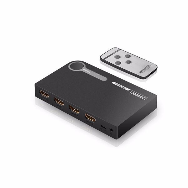 UGreen 40234 HDMI 3IN-1OUT 4K Amplified Switch-BK