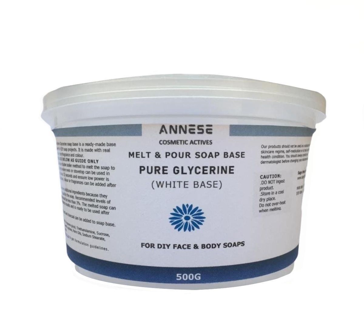 Annese Melt and Pour Glycerine Soap Base (White) Buy Online in South