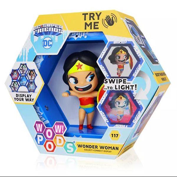 WOW! PODS 'Swipe To Light' DC Wonder Woman Collectible 01686