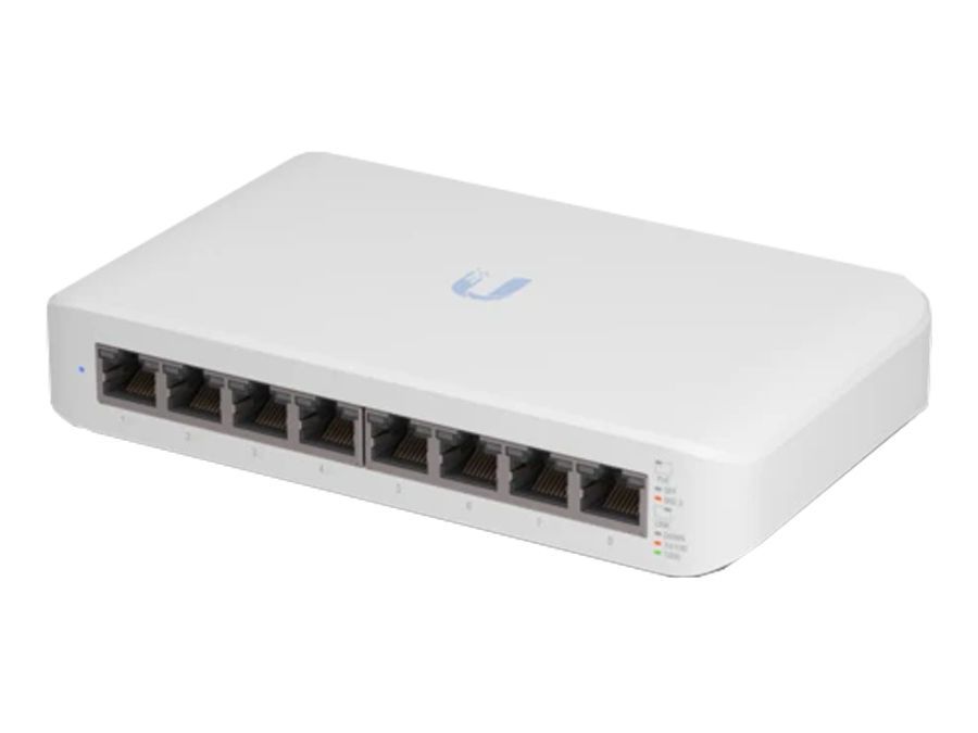 葵Switchライト×8 Ubiquiti 8 Port Gigabit 52W 4PoE UniFi Switch | USW-LITE-8-POE
