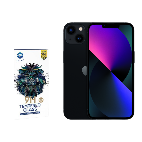 LITO Tempered Glass Screen Protector For iPhone 13