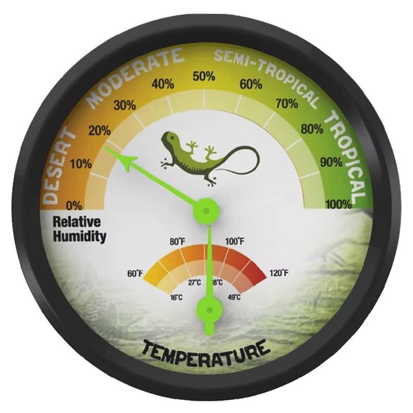 Pet High Digital Thermometer Hygrometer For Reptiles - 7cm