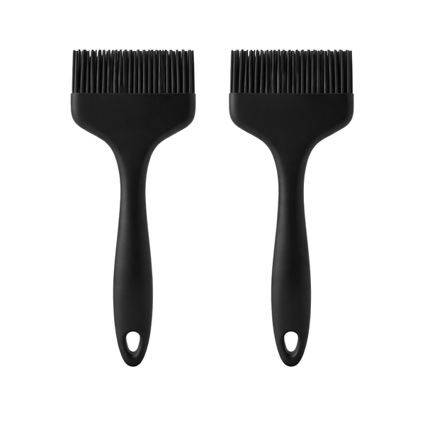 2 Pack - Wide Silicone Pastry Oil Basting Brush
