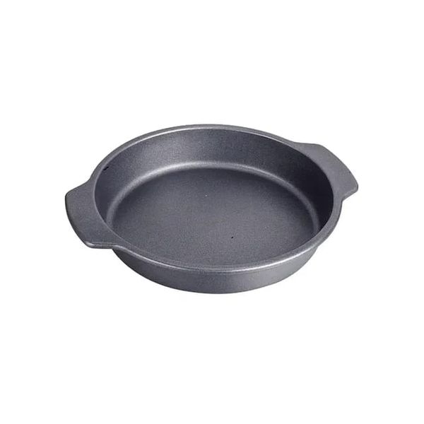 Pizza Stone Round Thick Non-Stick Carbon Steel Baking Tray Oven Pan