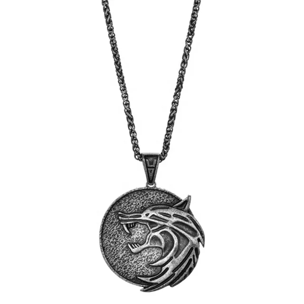 Full Wolf Inspired By The Witcher Medallion