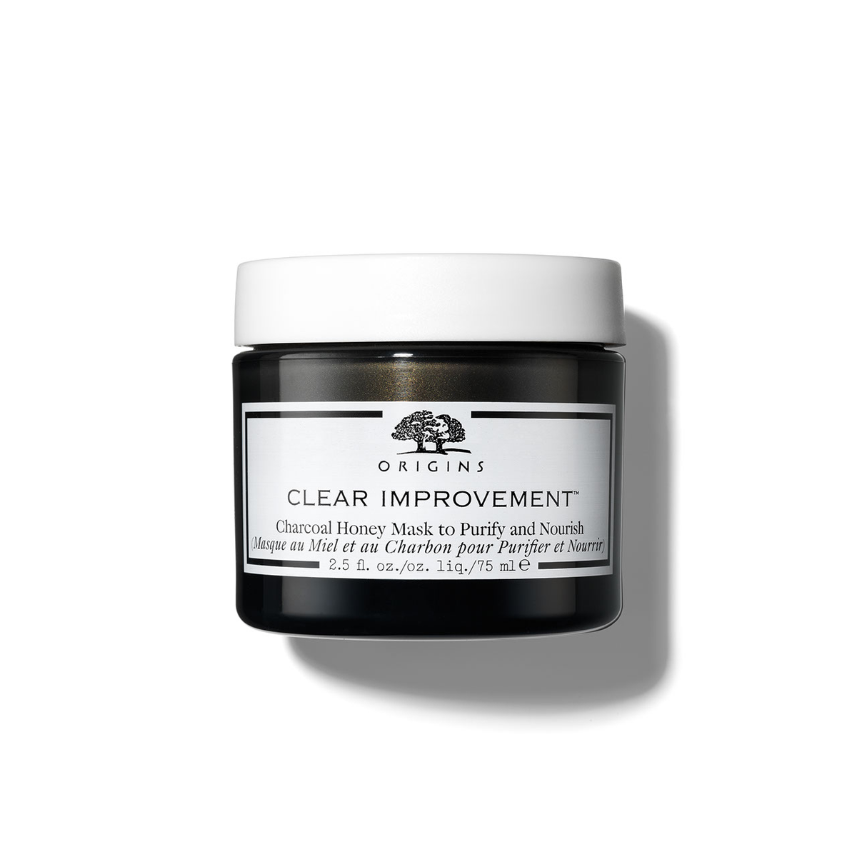 Clear improvement origins маска charcoal honey