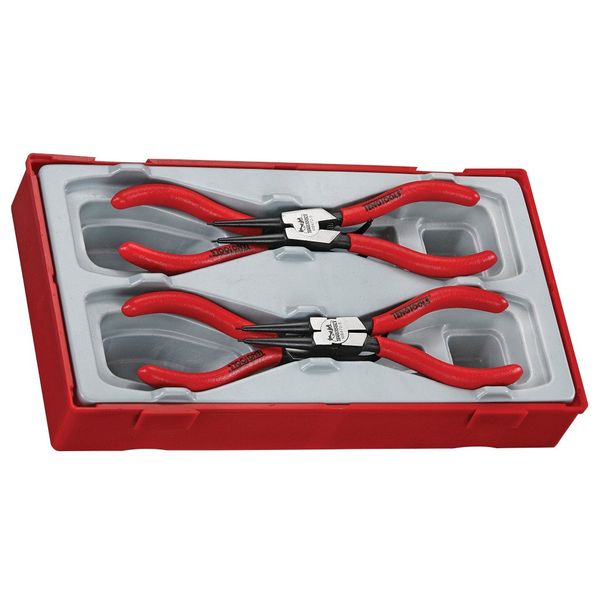 TengTools - 5" Clirclip Plier Tray, 4 Piece - TT474-5