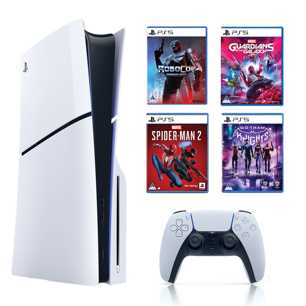 Playstation 5 Slim Superhero Bundle