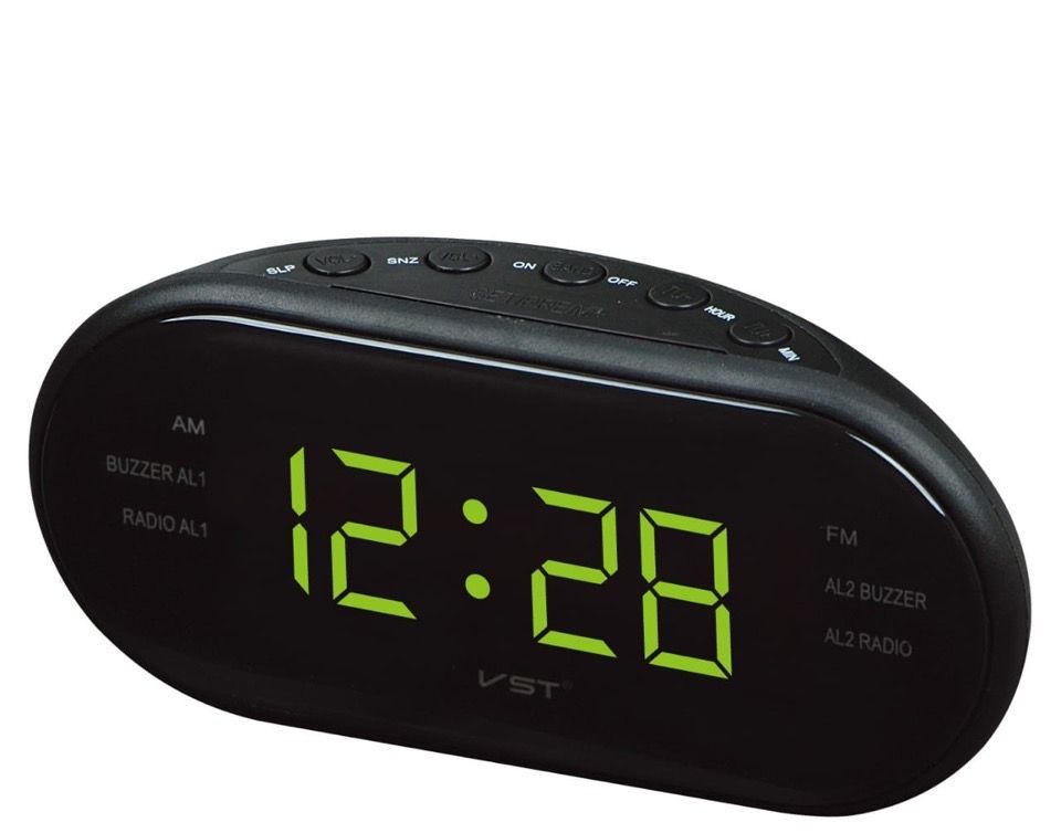 LED Electronic Desktop Alarm Clock With AM/FM Radio Shop Today. Get