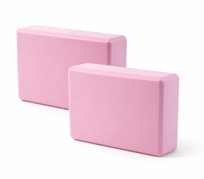 Premium High-Density EVA Foam Yoga Blocks - 2 Pack