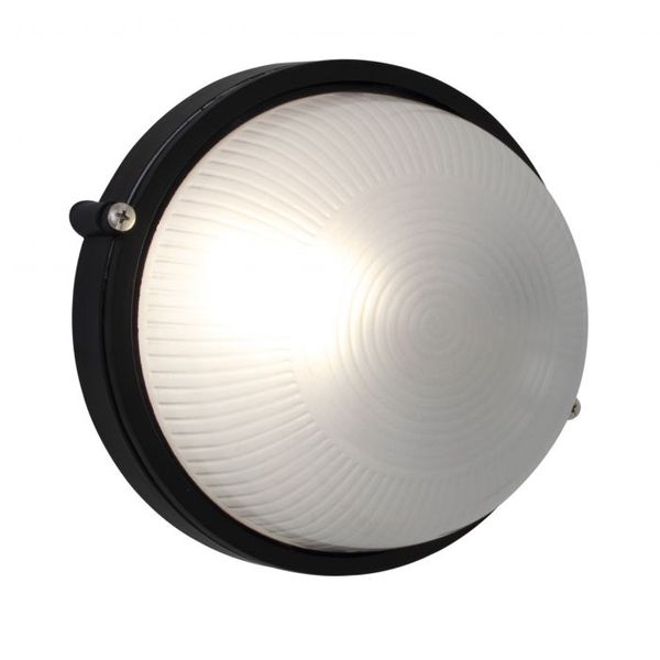Eurolux - Bulkhead Round W/O Grid Small Black