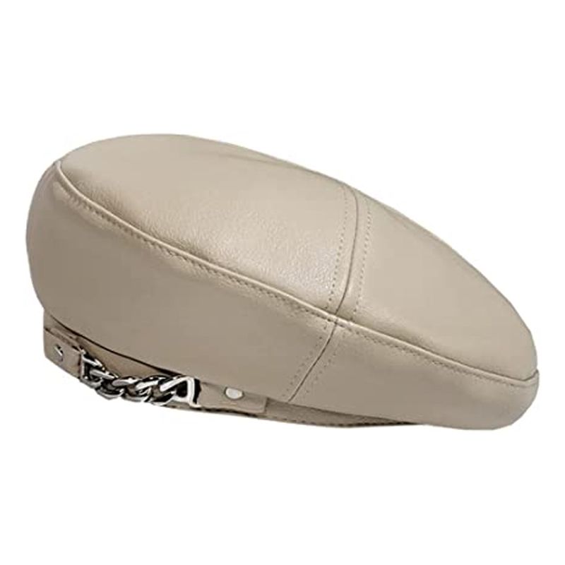 Women PU Leather French Beret Artist Hat Buy Online in South Africa