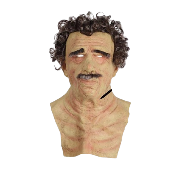 Mask- Latex - Balding Man with Moustache